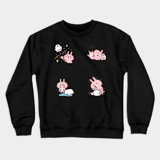 usagipyon sticker sheet Crewneck Sweatshirt